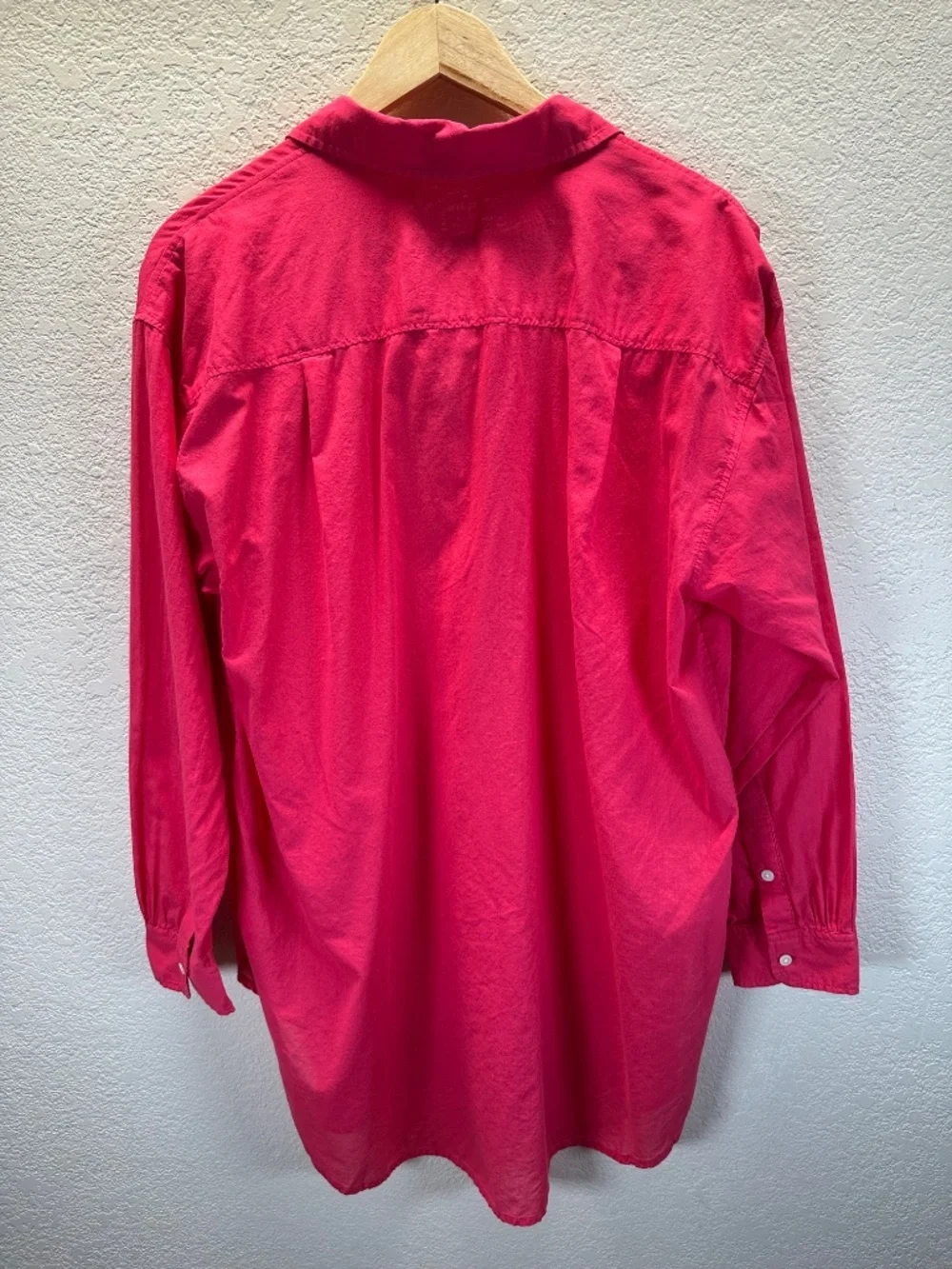 J. Crew Beach Cover-up Shirt Womens M Cotton Boyfriend Fit Summer Resortwear